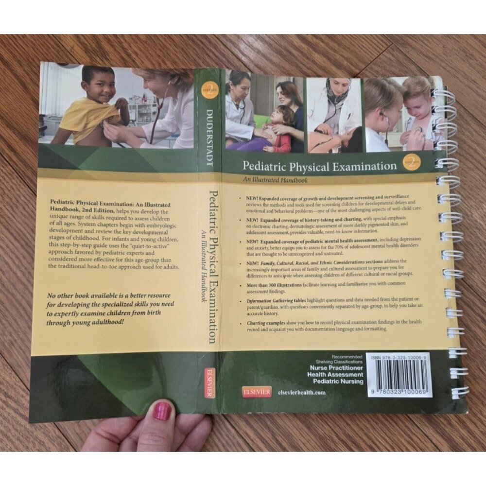 Pediatric Physical Examination An Illustrated Handbook by‎ Karen Duderstadt EUC - Picture 6 of 6